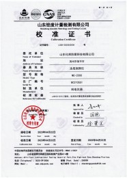检测仪器报告证书：电火花检测仪jg-802