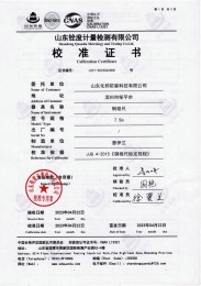 检测仪器报告证书：钢卷尺长度坚定报告